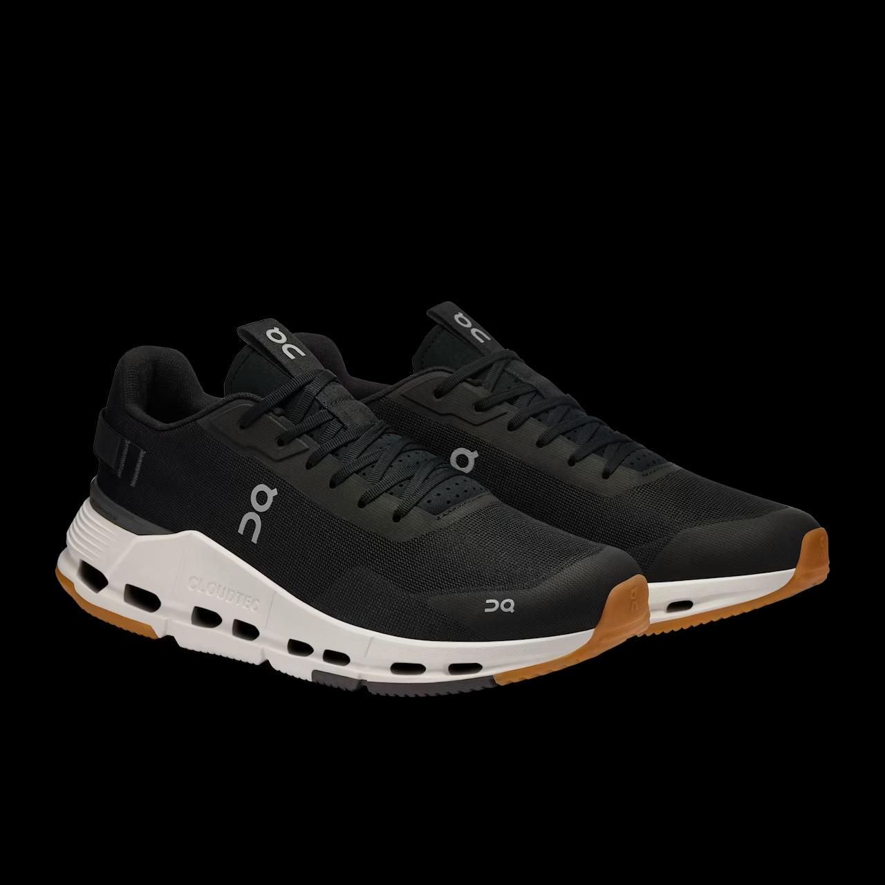 On Running Cloudnova Black &amp; White Sneakers