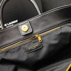 Saint Laurent Toy Cabas YSL Suede Tote Bag (Black)