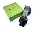 Gucci Interlocking G Belt (Black/Matte Black)