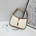 Saint Laurent 5 à 7 Hobo Bag(Vintage White / Chalk with Tan Trim)
