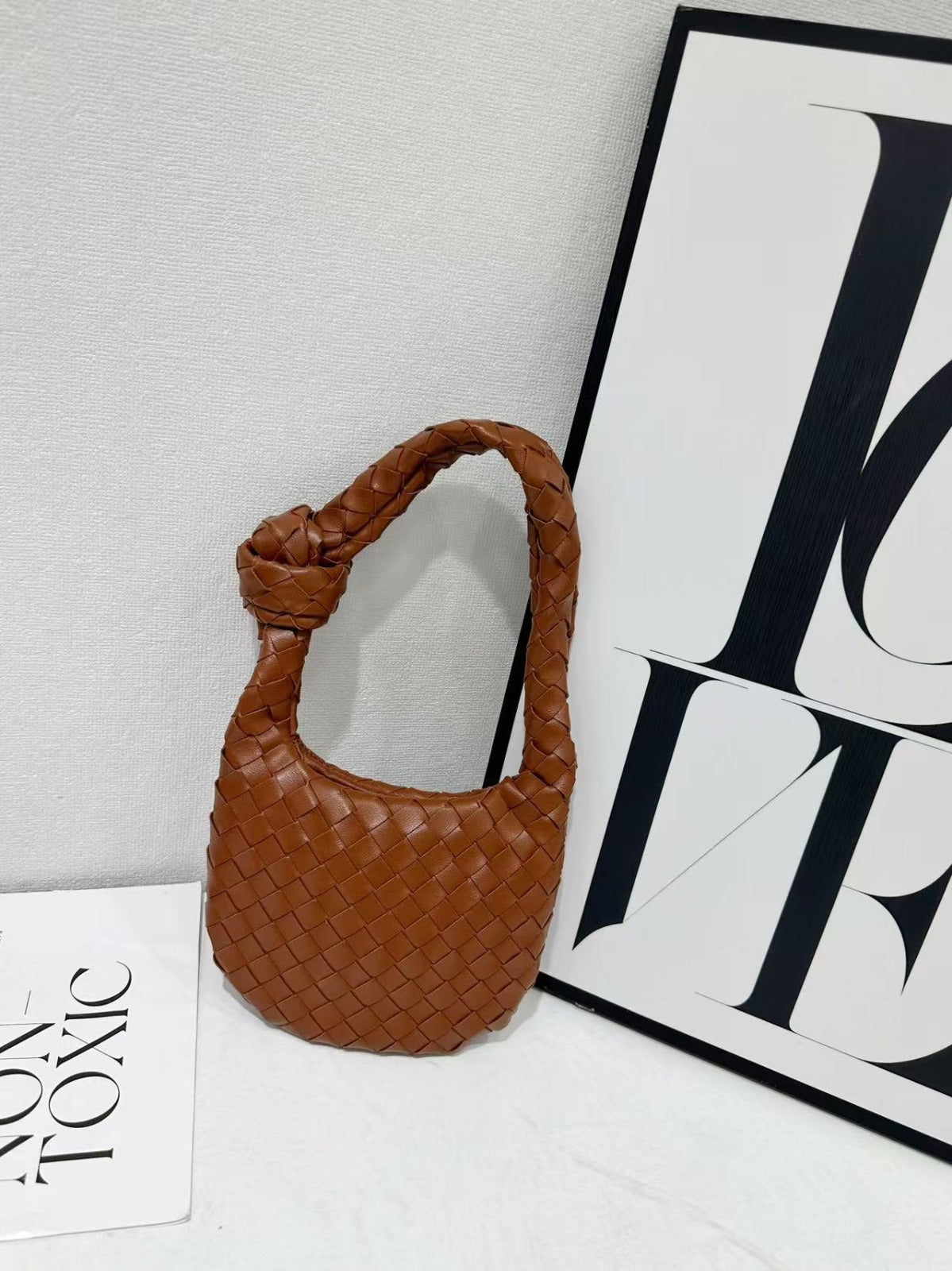 Bottega Veneta Mini Jodie (Teak / Caramel Brown)