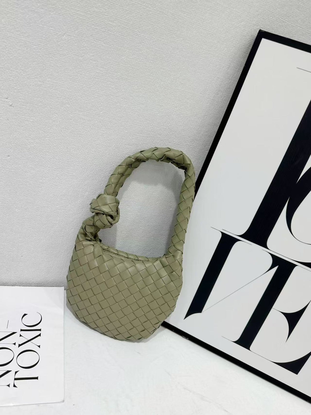 Bottega Veneta Mini Jodie (Sage Green / Olive Green)