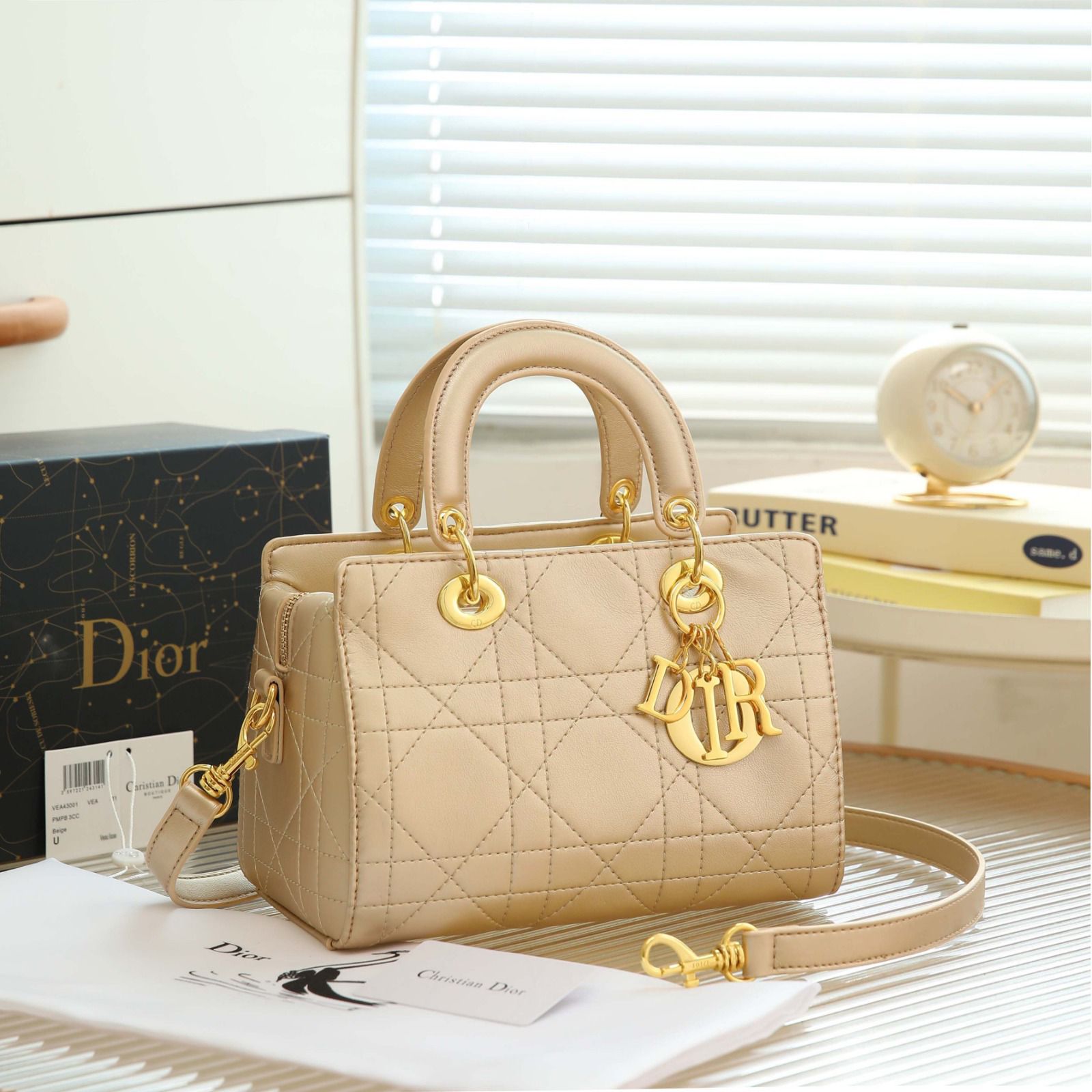 Lady Dior My ABCDIOR Bag (Beige/Nude)