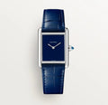 Cartier Tank Must Blue Dial (Stainless Steel / Blue)