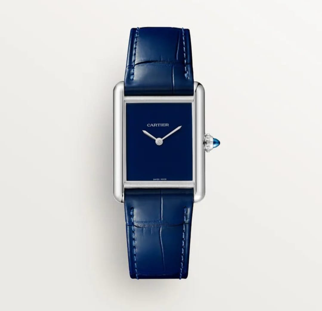Cartier Tank Must Blue Dial (Stainless Steel / Blue)