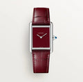 Cartier Tank Must Burgundy Dial (Stainless Steel / Burgundy)