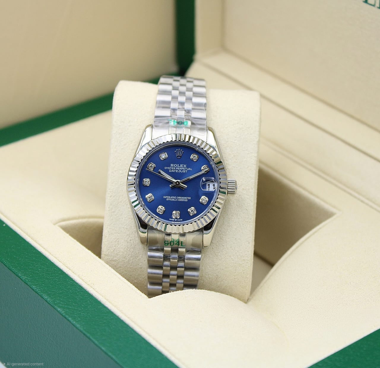 Rolex Datejust 31 Blue Diamond Dial (Stainless Steel / Blue)
