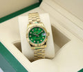 Rolex Datejust 31 Green Diamond Dial (Yellow Gold / Green)