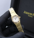 Audemars Piguet Royal Oak Quartz (Gold-Tone with Diamond Bezel and Silver Dial)