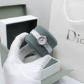 Dior La Mini D My Dior Silver (Cannage Engraved Dial)