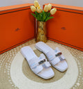 Hermès Chypre Sandal (White)