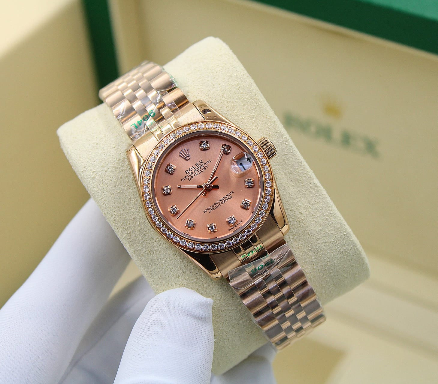 Rolex Lady-Datejust (Everose Gold / Rosé Dial)
