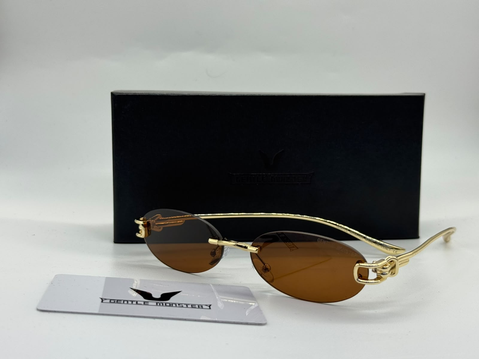 Gentle Monster - G-Mon 02 (Brown / Gold tint)