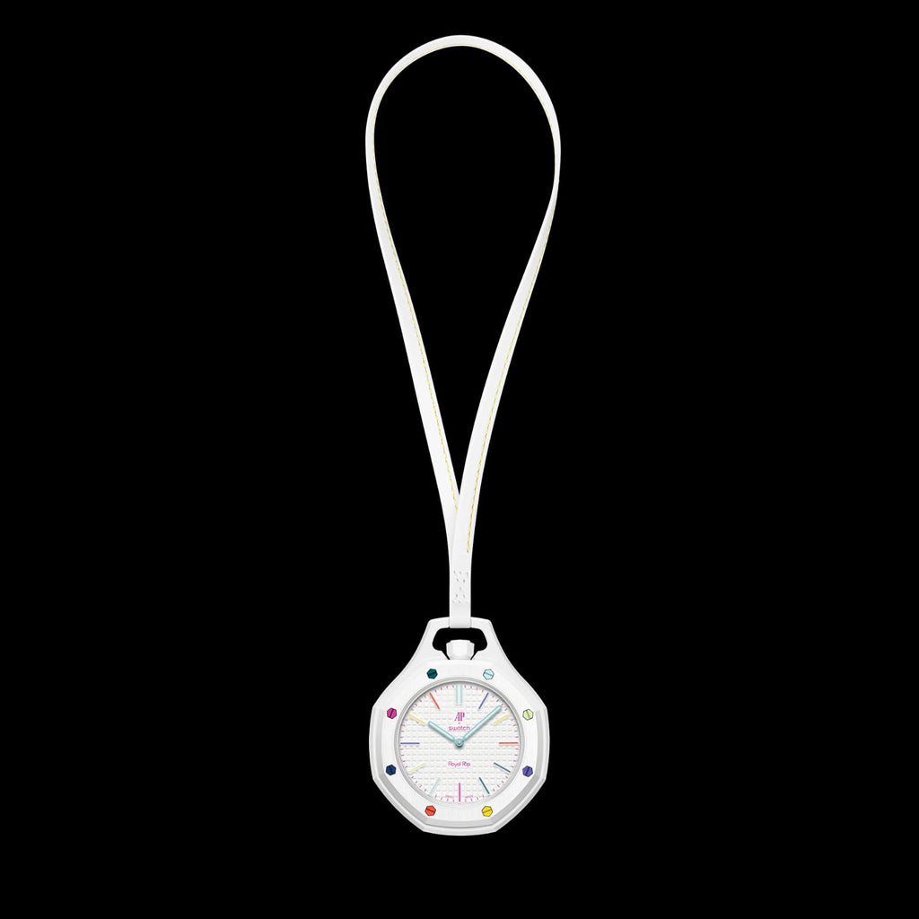 Audemars Piguet x Swatch Royal Pop "Huit Blanc" (White with Multicolor Accents)