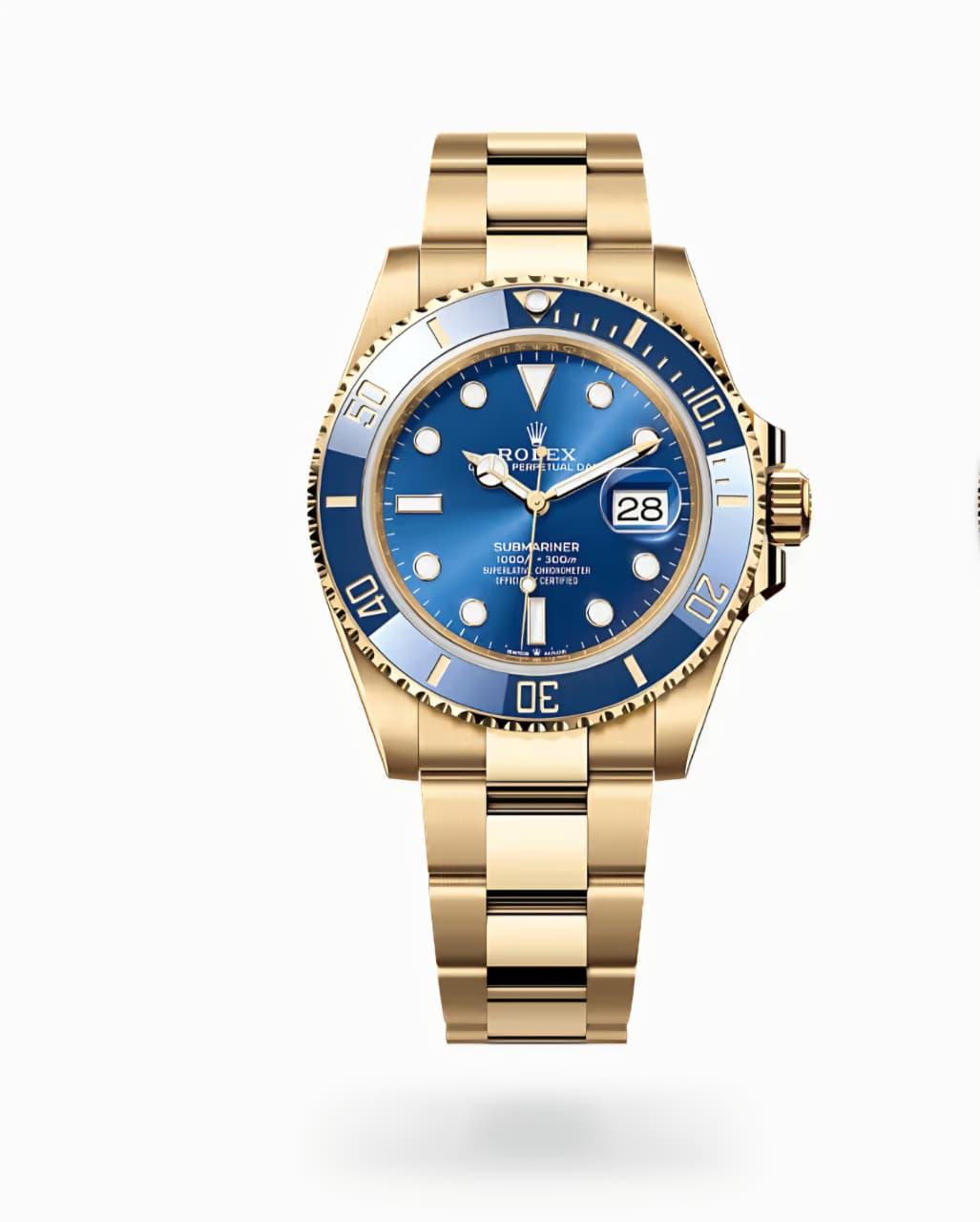 Rolex Submariner Date (Yellow Gold / Royal Blue Dial)