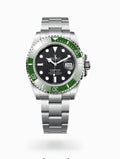 Rolex Submariner Date (Oystersteel / Black Dial & Green Bezel)