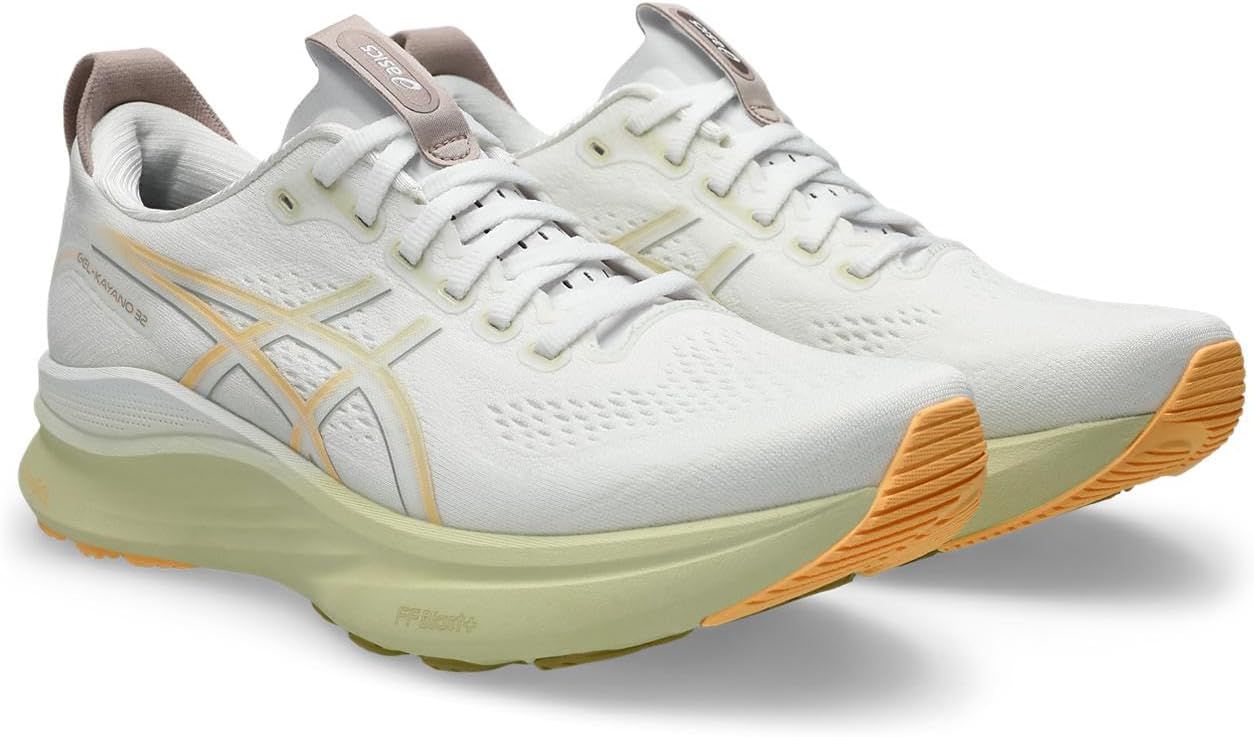 ASICS GEL-KAYANO 32 (White/Muted Sage/Peach)
