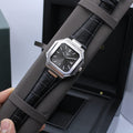 Patek Philippe Cubitus Ref. 5821/1A (Charcoal/Dark Grey Dial / Black Alligator Strap Custom)