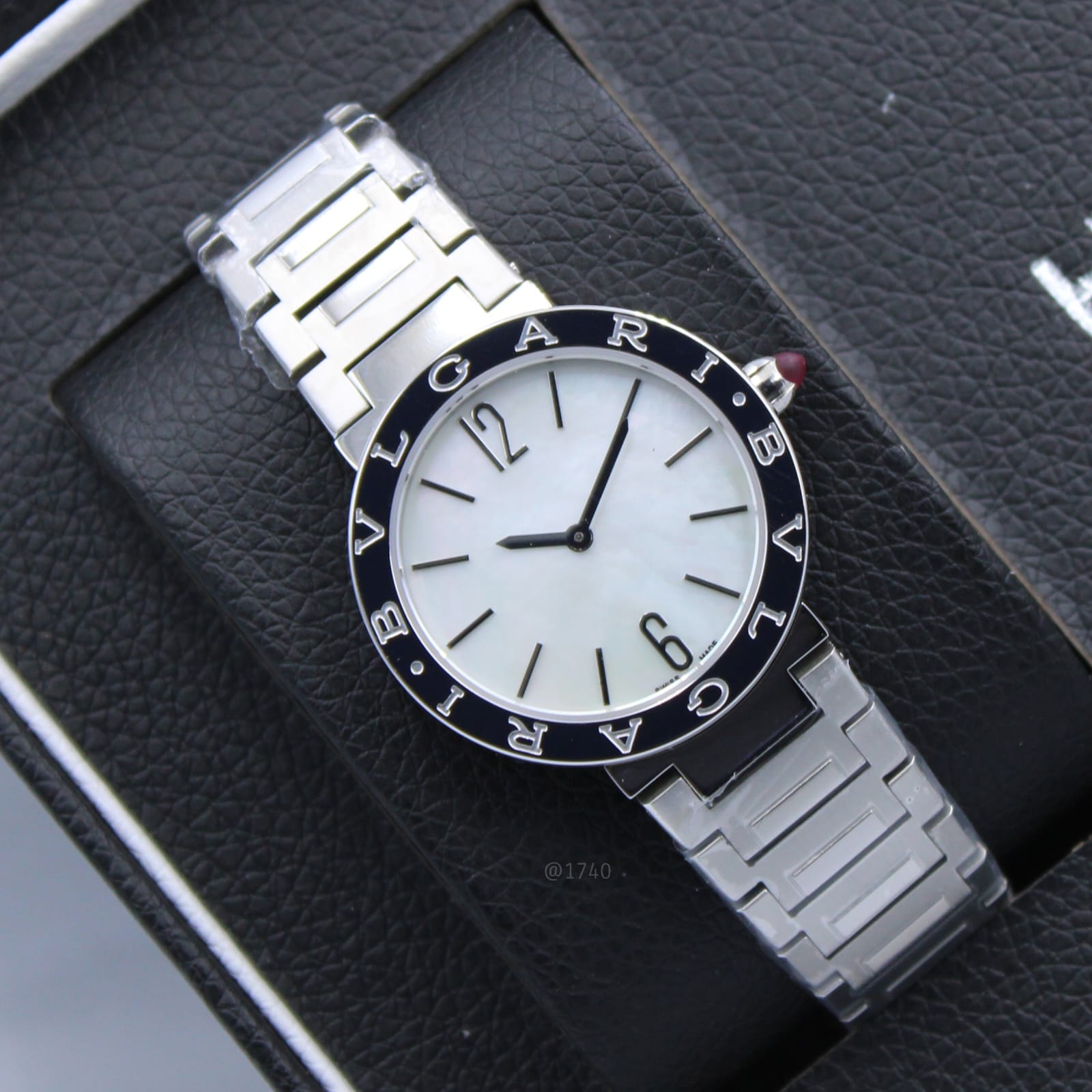 BVLGARI BVLGARI Watch (White Mother-of-Pearl Dial / Stainless Steel)