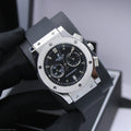 Hublot Big Bang Chronograph (Black Dial / Black Rubber Strap)