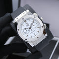 Hublot Big Bang Chronograph (White Dial / Black Rubber Strap)