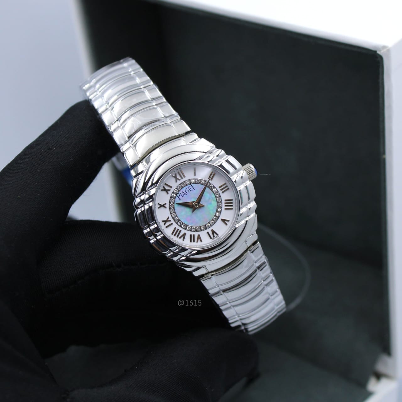 Piaget Possession Watch (Mother-of-Pearl & Diamond Dial / Stainless Steel)