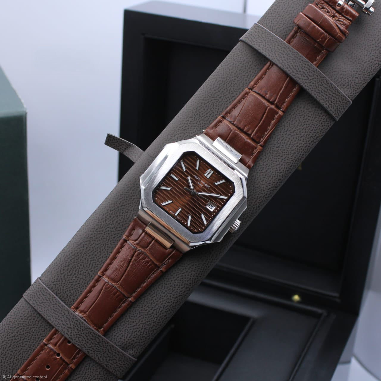 Patek Philippe Cubitus Ref. 5821/1A(Brown / Silver)