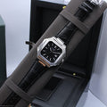 Patek Philippe Cubitus Ref. 5821/1A (Black Alligator Strap / Silver)