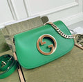 Gucci Blondie Shoulder Bag (Green)