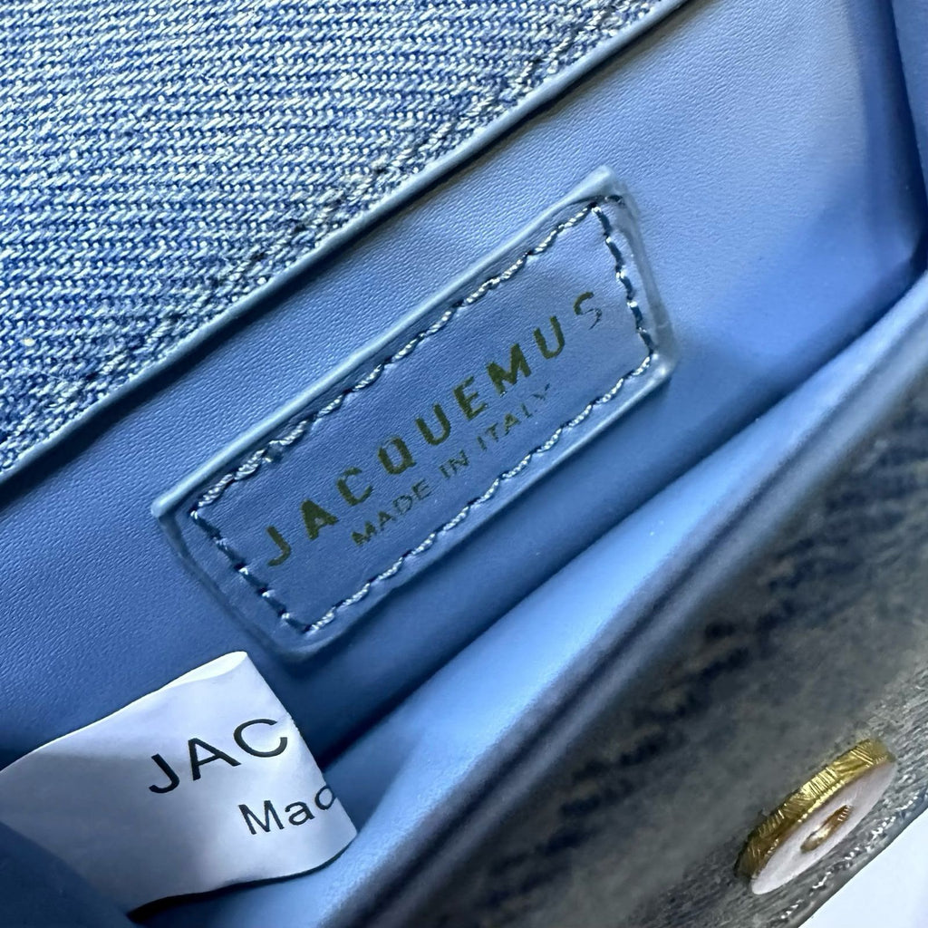 Jacquemus Le Bambino (Light Blue Denim / Gold Hardware)