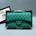 Chanel Trendy CC Flap Bag (Emerald Green / Silver Hardware)