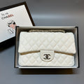 Chanel Trendy CC Flap Bag (White / Silver Hardware)