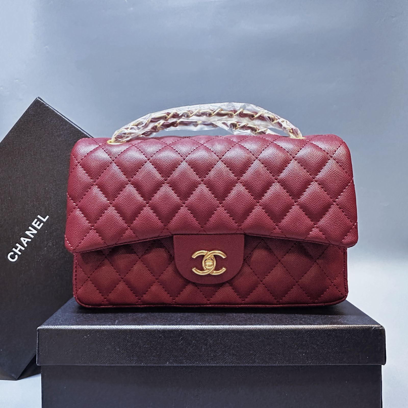 Chanel Trendy CC Flap Bag (Burgundy / Bordeaux)