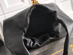 Chanel Maxi Hobo Bag (Black Leather)