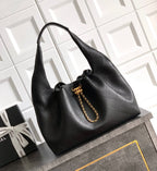 Chanel Maxi Hobo Bag (Black Leather)
