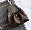 Chanel Maxi Hobo Bag (Dark Brown Leather)