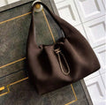 Chanel Maxi Hobo Bag (Dark Brown / Gold Hardware)
