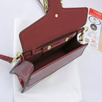 Gucci Dionysus Mini Top Handle Bag (Burgundy / Rosso Ancora Patent Leather)