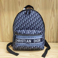 Dior Rider Backpack (Blue Dior Oblique Jacquard)