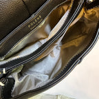Polène Numéro Un Top Handle Bag (Black)