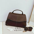 Polène Numéro Un Top Handle Bag (Dark Brown / Chocolat)