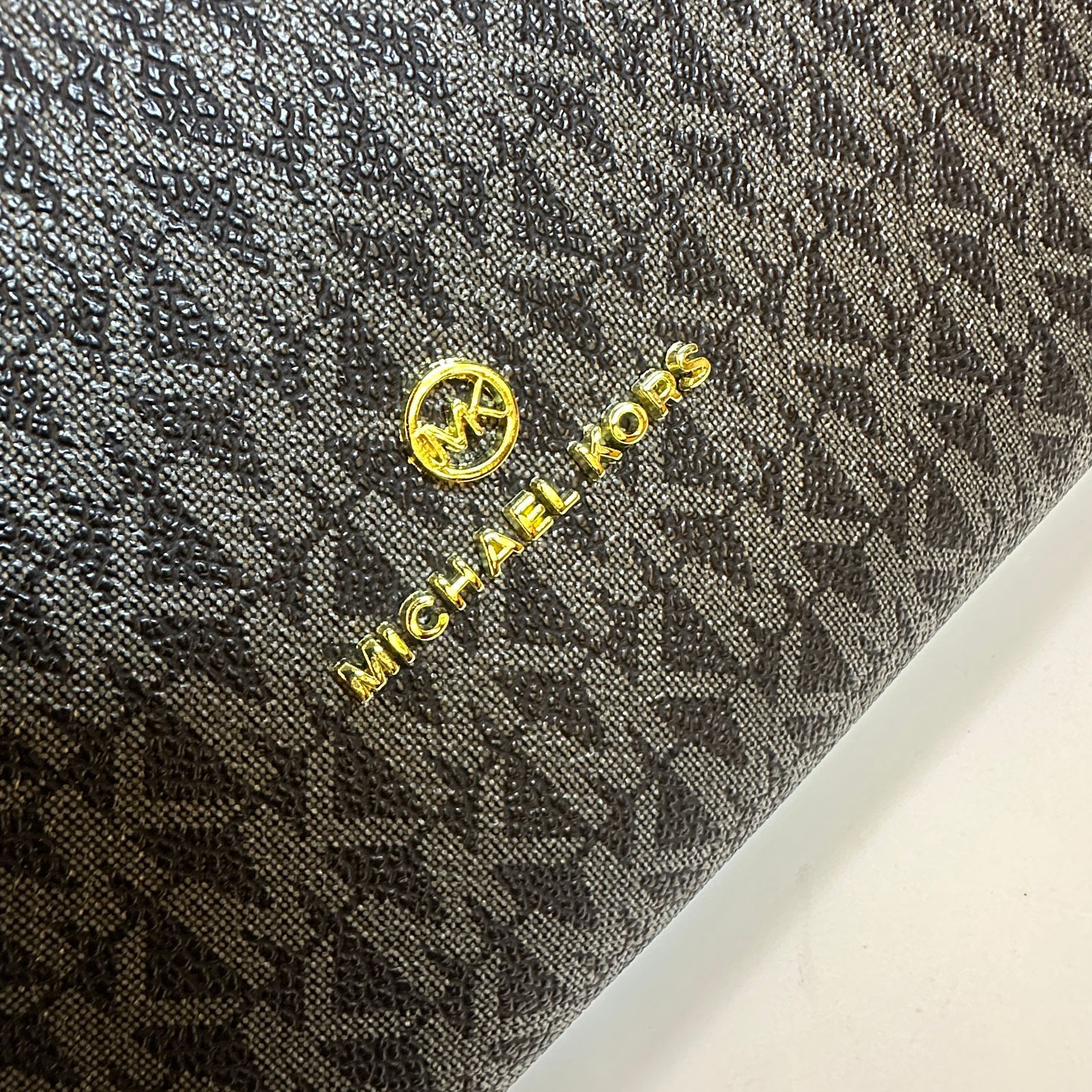 Michael Kors Signature Logo Large Hobo Bag (Black)