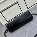 Prada Antique Nappa Leather Shoulder Bag (Black)