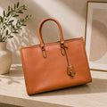 Celine Horizontal Cabas in Smooth Calfskin (Tan)