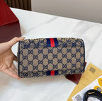 Gucci Ophidia Crystal Small Boston Bag (Beige & Blue)