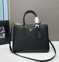 Prada Galleria Saffiano Leather Bag (Black / Nero)