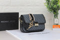 Michael Kors Greenwich Medium Signature Logo Shoulder Bag (Black / Grey)