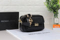 Michael Kors Greenwich Medium Saffiano Leather Shoulder Bag (Black)
