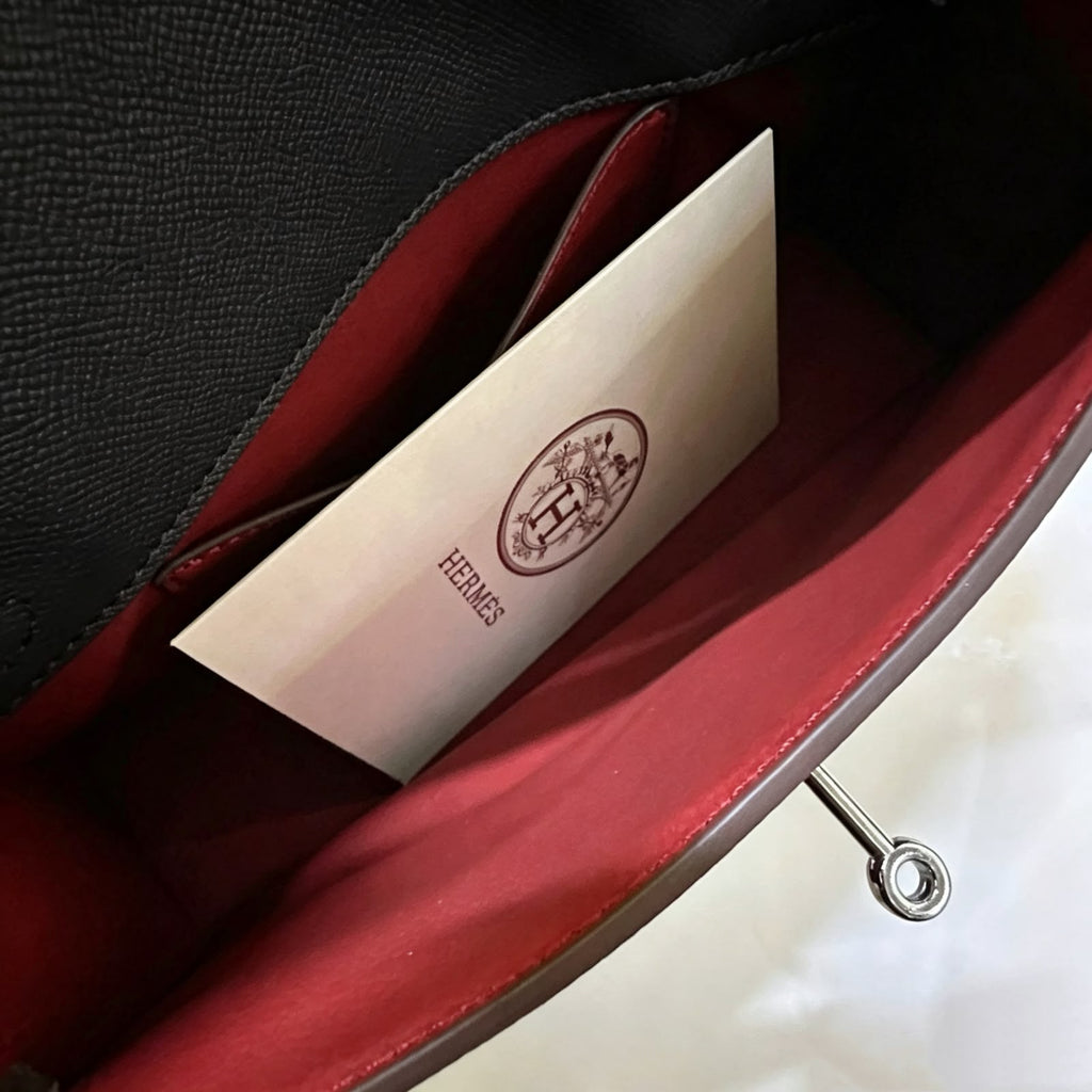Hermès Kelly To Go Wallet / Clutch (Black / Noir)
