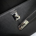 Hermès Kelly To Go Wallet / Clutch (Black / Noir)